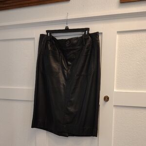 Maeve Black Pencil Skirt